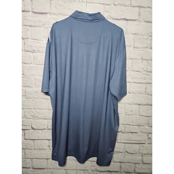 Callaway OptiDri Men's Short Sleeve Polo Shirt Blues Stripes Size XXL - Picture 7 of 7